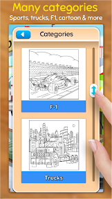 Cars Coloring & Drawing Game screenshot