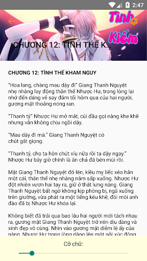 Tình Kiếm - Truyện offline Screen 3