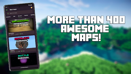 Android application Maps for Minecraft PE screenshort