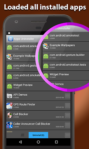 Android application Uninstaller - Uninstall apps screenshort