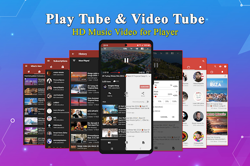 Android application Play Tube & Video Tube screenshort
