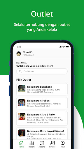 Android application Mitra Nakamura screenshort