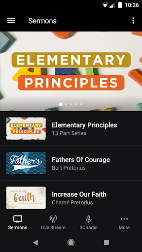 Android application 3C Church screenshort