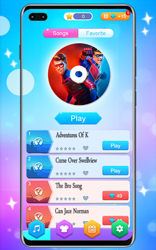 Captain Henry Danger Piano Tiles