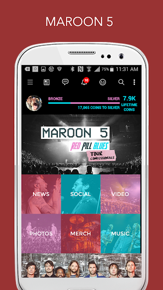 Captura 2 Maroon 5 android