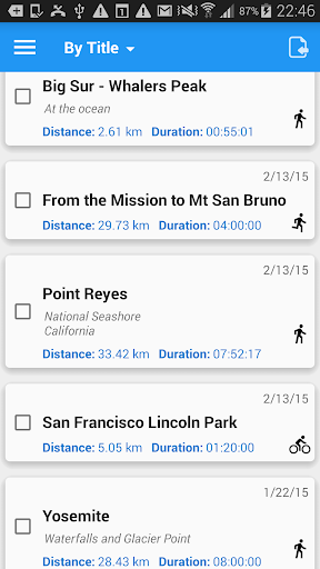 Track My Trip - GPS Tracking Screen 2