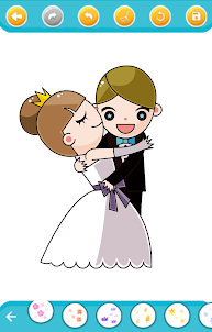 Bride & Groom Coloring