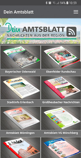 Android application Dein Amtsblatt screenshort