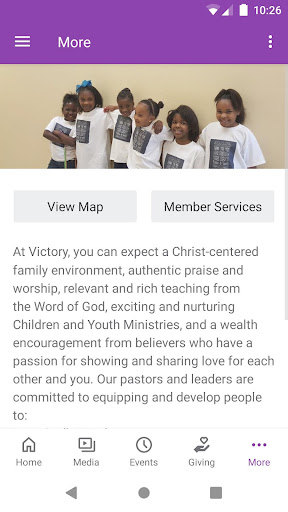 Victory Praise Worship Center Screen 3