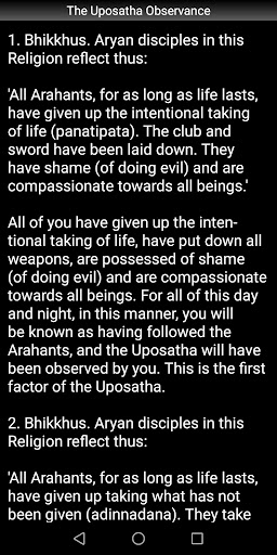 The Uposatha Observance Sutta Screen 3