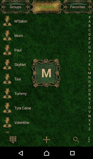 Green Gold Chandelier Dialer t