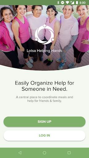 Android application Lotsa Helping Hands screenshort
