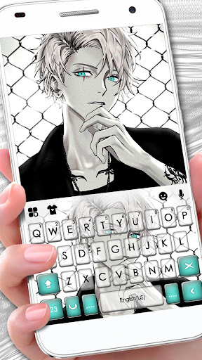 Android application Cool Anime Boy Keyboard Theme screenshort