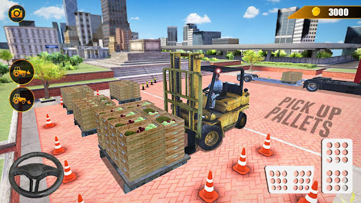 Captura 7 simulador de camiones reparto android