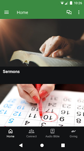 Android application Oak Glen Baptist Church screenshort