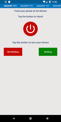 Maxent TV Remote Screen 3