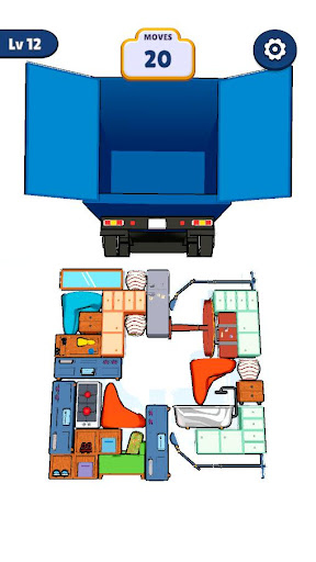 Android application Moving Out - Puzzle Game screenshort
