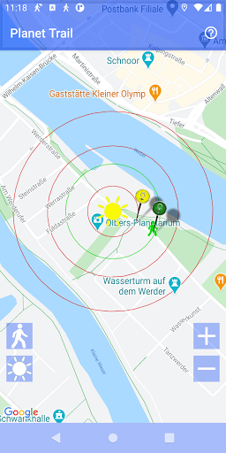 Android application Planet Trail screenshort