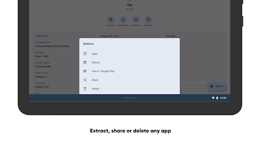 Screenshot of Skit Premium - apps manager
