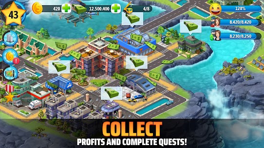 تحميل City Island 5 Tycoon Building Simulation Offline مهكرة 3.11.2 للاندرويد
