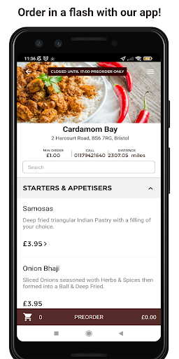 Android application Cardamom Bay screenshort