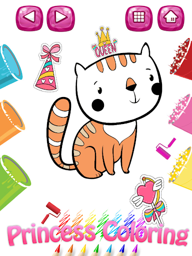 Princess Coloring  Drawing Book