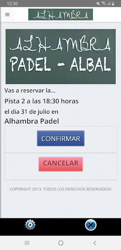 Alhambra Pádel Albal Screen 3