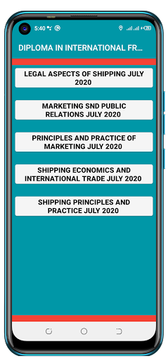 DIPLOMA IN INTERNATIONAL FREIGHT MANAGEMENT MOD 3