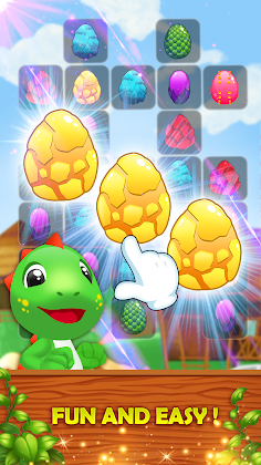 Dino Match 3: Adventure Game - Screenshot 2