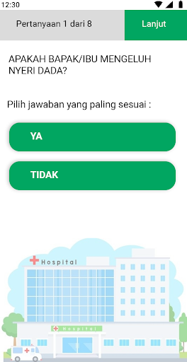 Android application DETAK C screenshort