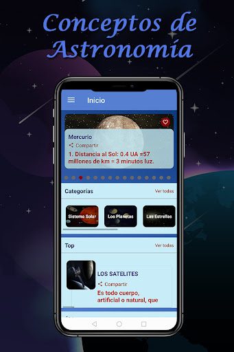 El Sistema Solar - Astronomía Screen 2