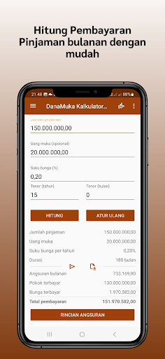 DanaMu Kalkulator Pinjaman Screen 2