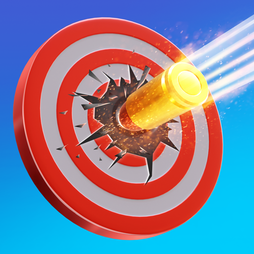 Shooting Master World - Gun logo