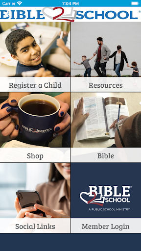Android application Bible2School screenshort
