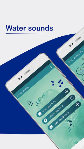 Android application Water Sounds. water tones. screenshort