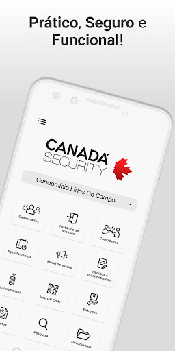 Android application Automação Canadá Security screenshort