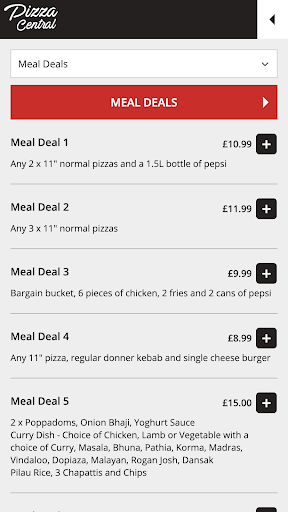 Pizza Central Skipton Screen 2