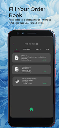 Contractor Match Screen 3