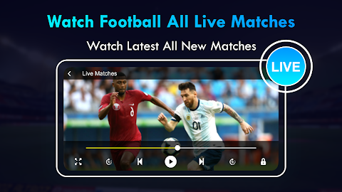 Football live TV Appのおすすめ画像1