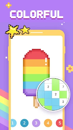 Paint by Number - Pixel Art - Screenshot 1
