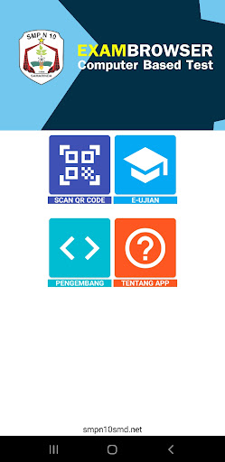 Android application EXAMCBT SMPN10SMD screenshort