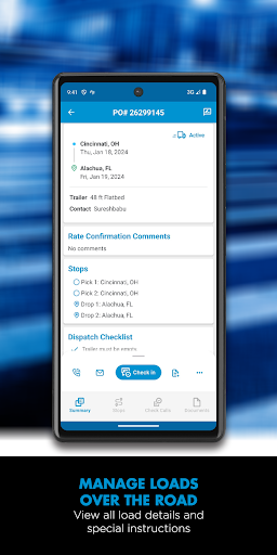 TQL Carrier Dashboard Screen 3