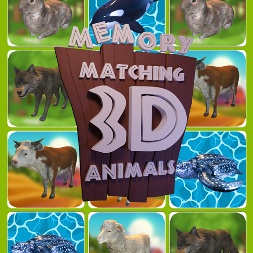 Memory Matching 3D Animals
