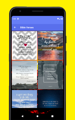 Android application Bible Verses with Picture screenshort