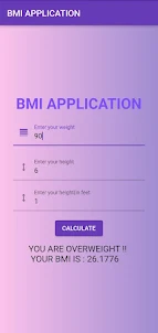 BMI APPLICATION
