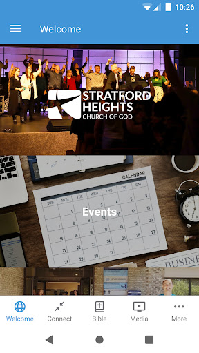 Android application Stratford Heights Church screenshort