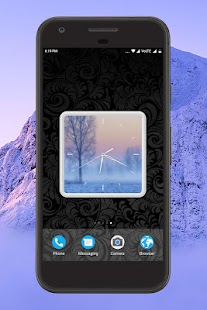 Mist Clock Live Wallpaper Screenshot