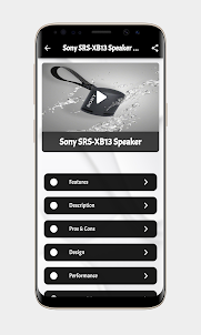 Sony SRS-XB13 Speaker Guide