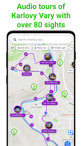 Android application Karlovy Vary SmartGuide screenshort