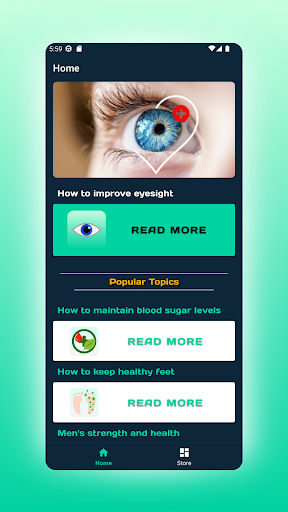 Android application How to improve eyesight screenshort